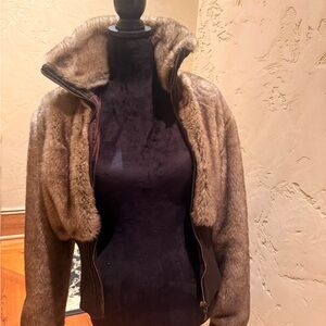 Express Tan Teddy Jacket for Women